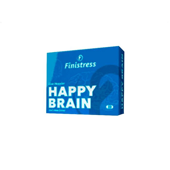 〔 Finistress Happy Brain 〕 〔 κάψουλες για τη βελτίωση της εγκεφαλικής δραστηριότητας 〕